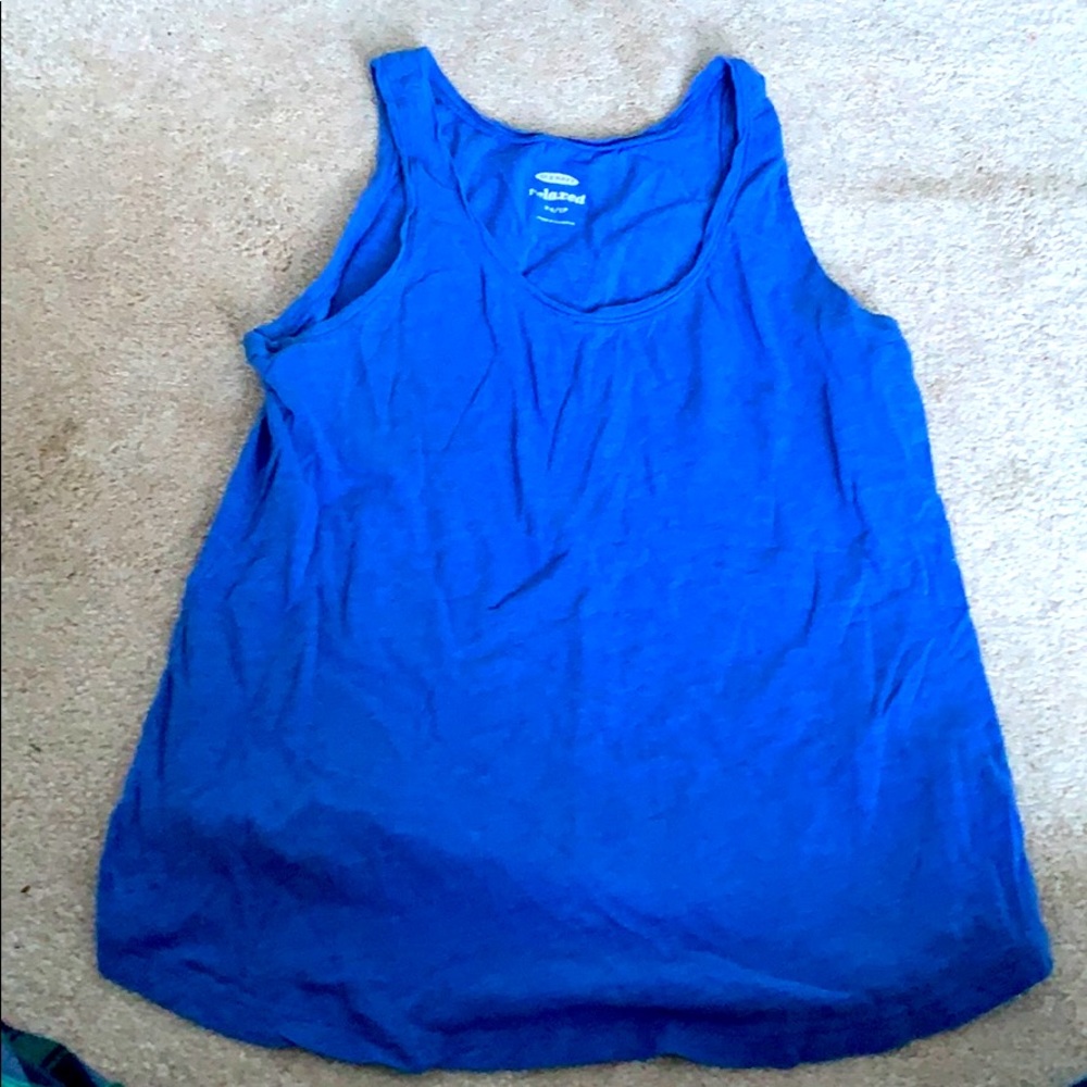 Blue tank top